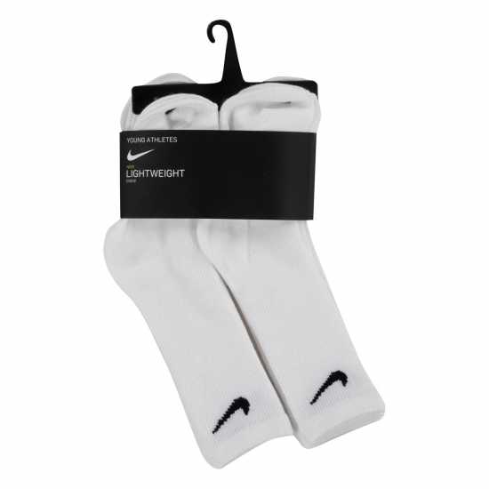 Nike 6 Pack Of Crew Socks Infants Бяло Детски чорапи