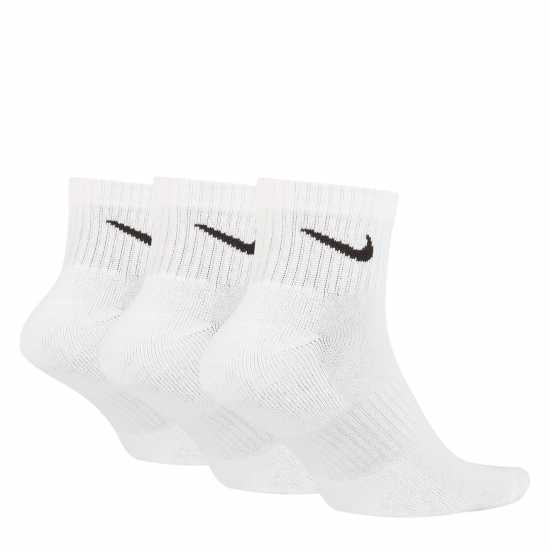 Мъжки чорапи Nike 3Бр. Три Четвърти Чорапи Three Pack Quarter Socks Mens Бяло/Черно Nike 3Бр. Три Четвърти Чорапи Three Pack Quarter Socks Mens Бяло/Черно Мъжки чорапи