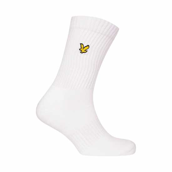 Lyle And Scott Lyle 3P Tubular Sck  Sn63 Bright White 