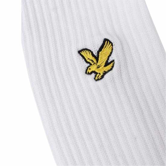 Lyle And Scott Lyle 3P Tubular Sck  Sn63 Bright White 