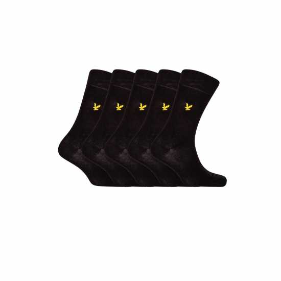 Lyle And Scott Men's Liam Pack Crew Socks Черно Lyle And Scott Men's Liam Pack Crew Socks Черно