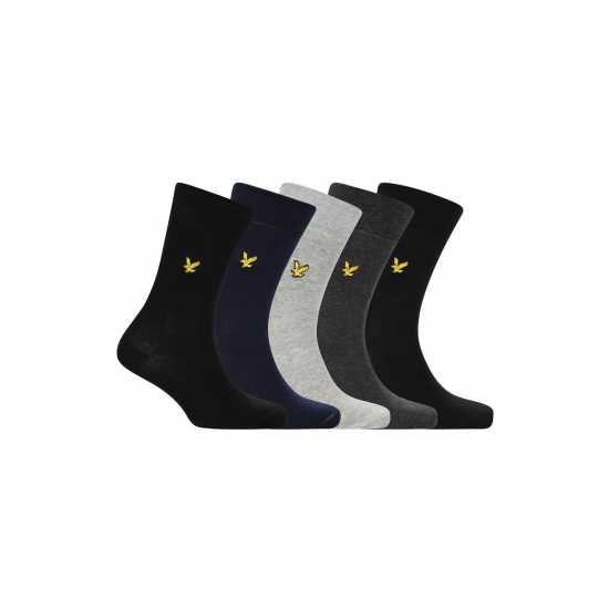 Lyle And Scott Men's Liam Pack Crew Socks Lyle And Scott Men's Liam Pack Crew Socks