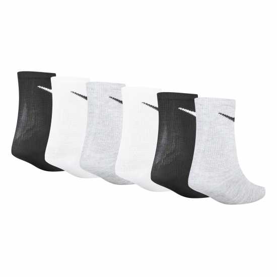 Nike 6 Pack Of Crew Socks Childrens Смесено Детски чорапи