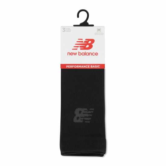 New Balance Socks 3 Pack Black Мъжки чорапи