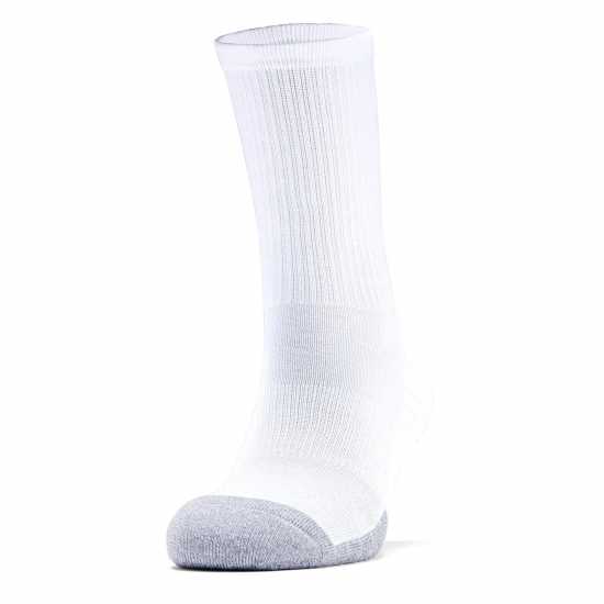 Мъжки чорапи Under Armour Armour Ua Performance Tech 3-Pack Crew Socks Unisex Бяло Under Armour Armour Ua Performance Tech 3-Pack Crew Socks Unisex Бяло Мъжки чорапи