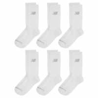 New Balance Pack Crew Socks White Мъжки чорапи