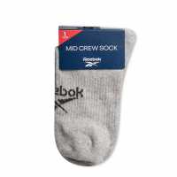 Reebok Mid Crew Sock 99 Medium Grey Мъжки чорапи