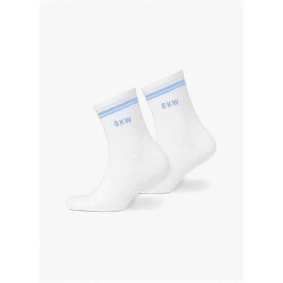 Gym King Gkw Tipping Crew Sock (3Pk) - Carnation Pink/hyacinth/blue Cotton Gym King Gkw Tipping Crew Sock (3Pk) - Carnation Pink/hyacinth/blue Cotton