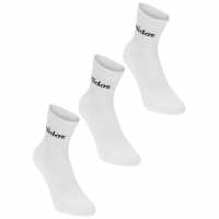Adidas 3 Чифта Чорапи Half-Cushioned Crew 3 Pack Socks White/Black Детски чорапи