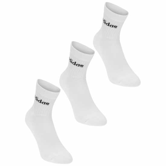 Adidas 3 Чифта Чорапи Half-Cushioned Crew 3 Pack Socks