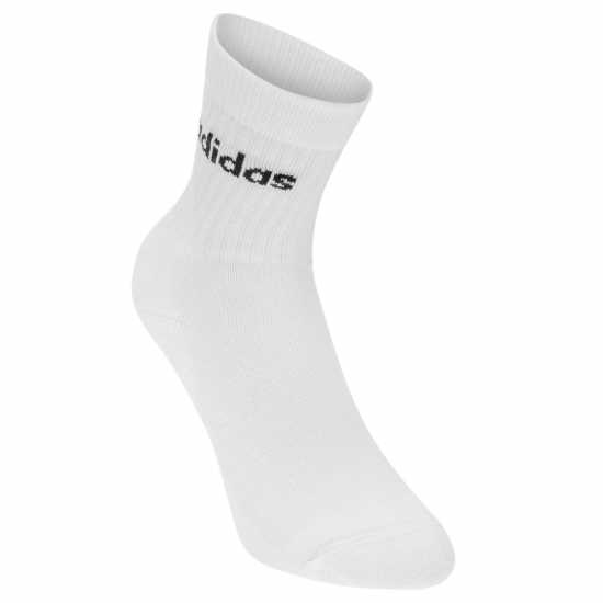 Детски чорапи Adidas 3 Чифта Чорапи Half-Cushioned Crew 3 Pack Socks Бяло/Черно Adidas 3 Чифта Чорапи Half-Cushioned Crew 3 Pack Socks Бяло/Черно Детски чорапи