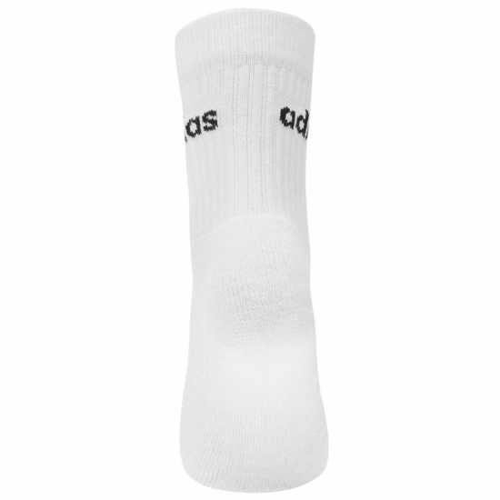 Детски чорапи Adidas 3 Чифта Чорапи Half-Cushioned Crew 3 Pack Socks Бяло/Черно Adidas 3 Чифта Чорапи Half-Cushioned Crew 3 Pack Socks Бяло/Черно Детски чорапи
