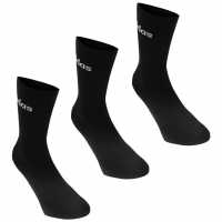 Adidas 3 Чифта Чорапи Half-Cushioned Crew 3 Pack Socks Black/White Детски чорапи
