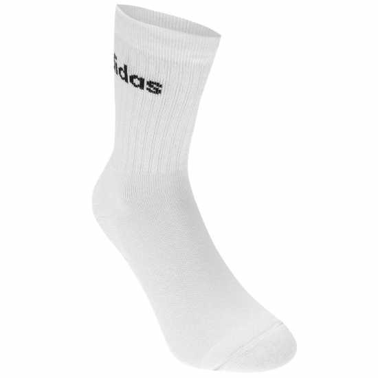 Adidas 3 Чифта Чорапи Half-Cushioned Crew 3 Pack Socks White/Black Мъжки чорапи