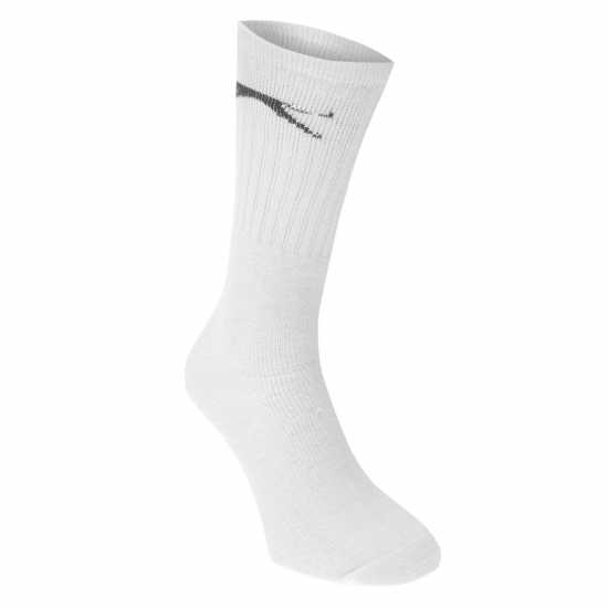Slazenger Crew Socks 5 Pack Childs Бяло Детски чорапи