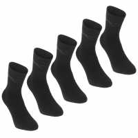 Slazenger 5 Pack Crew Socks Junior