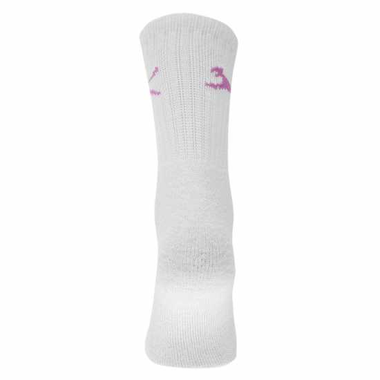 Slazenger Дамски Чорапи 5 Pack Crew Socks Ladies White Дамски чорапи