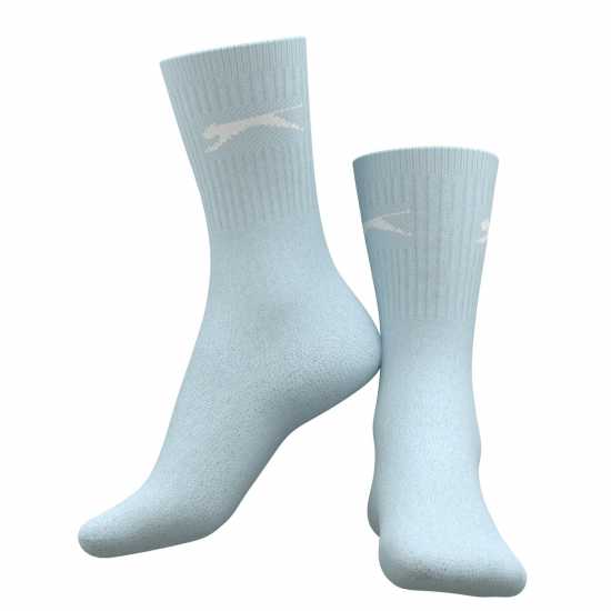 Slazenger Дамски Чорапи 5 Pack Crew Socks Ladies Colours Дамски чорапи