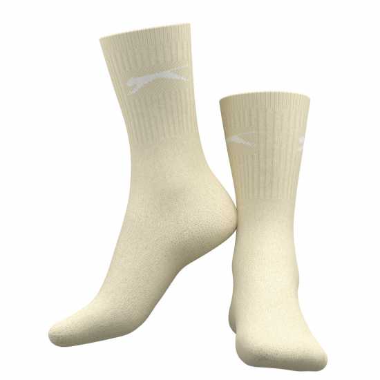 Slazenger Дамски Чорапи 5 Pack Crew Socks Ladies Colours Дамски чорапи