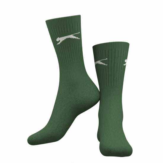 Slazenger Дамски Чорапи 5 Pack Crew Socks Ladies Colours Дамски чорапи