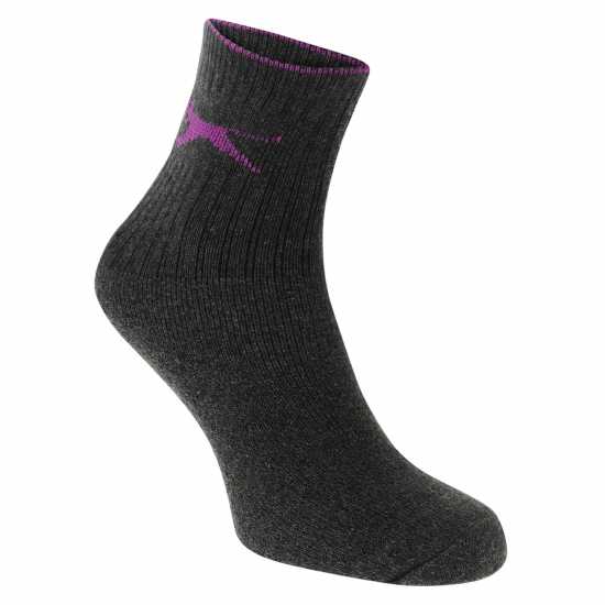 Slazenger Дамски Чорапи 5 Pack Crew Socks Ladies Bright Asst Дамски чорапи