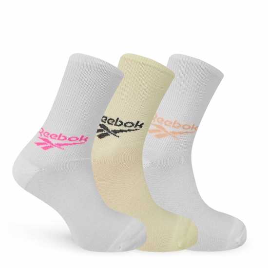 Adidas 3-Stripes Cushioned Crew Socks 3 Pairs Бяло/Черно Мъжки чорапи