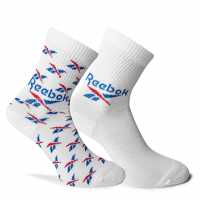 Reebok Cl Fo C Sk 3P 99 White/Blue/Red Мъжки чорапи