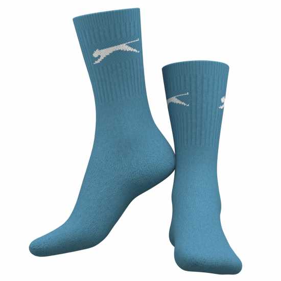 Slazenger Мъжки Чорапи 5 Pack Crew Socks Mens Size 7-11 Цветове 