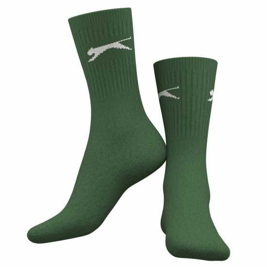 Slazenger Мъжки Чорапи 5 Pack Crew Socks Mens Size 7-11 Цветове 