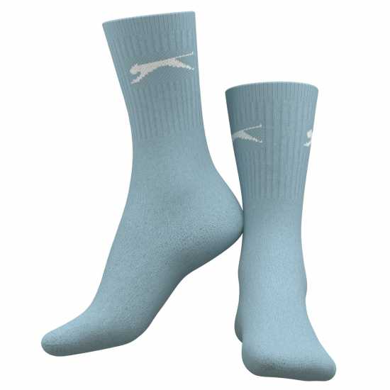 Slazenger Мъжки Чорапи 5 Pack Crew Socks Mens Size 12+ Цветове 