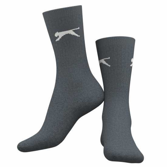 Slazenger Мъжки Чорапи 5 Pack Crew Socks Mens Size 12+ Цветове 