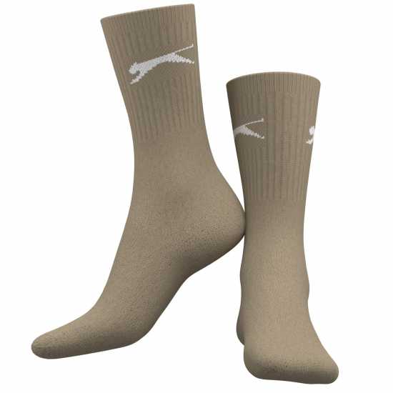 Slazenger Мъжки Чорапи 5 Pack Crew Socks Mens Size 12+ Цветове 