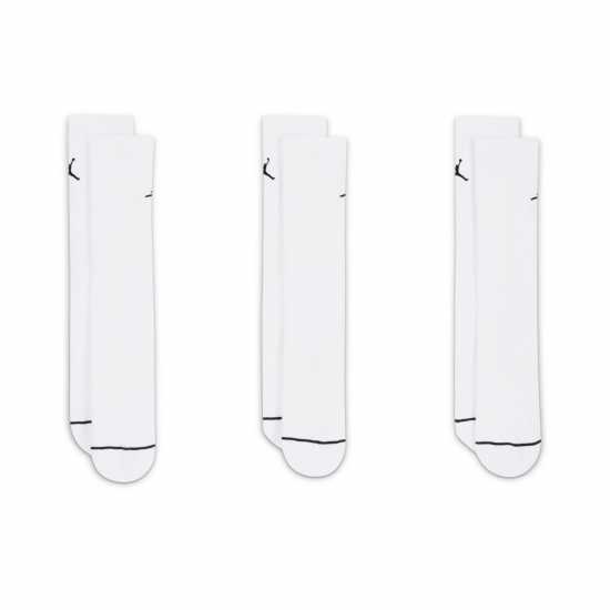 Nike Air Jordan Everyday Crew Socks (3 Pairs) Бяло Мъжки чорапи