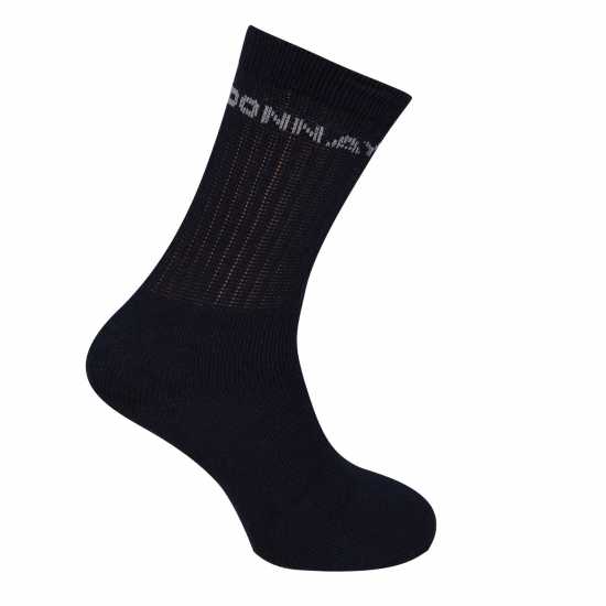 Donnay 10 Pack Crew Socks Children Черно Детски чорапи