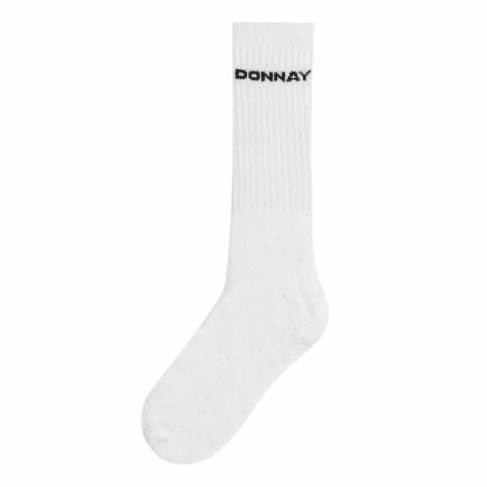 Donnay 10 Pack Crew Socks Junior Бяло Детски чорапи