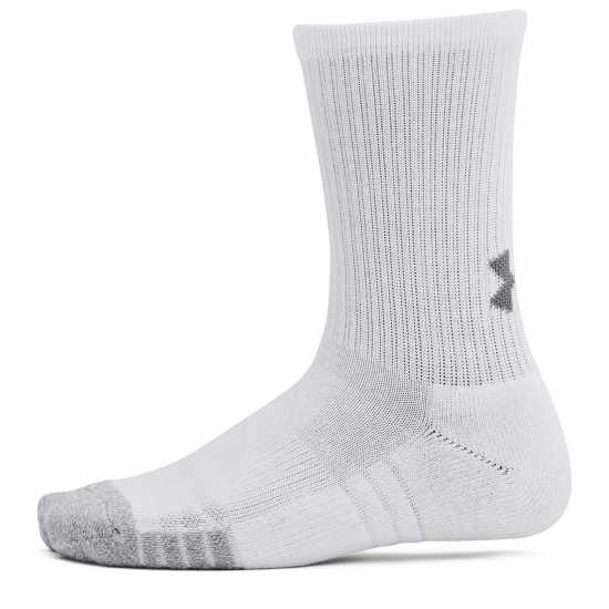 Детски чорапи Under Armour Armour UA Performance Tech 3-Pack Crew Socks Kids' Бяло Under Armour Armour UA Performance Tech 3-Pack Crew Socks Kids' Бяло Детски чорапи