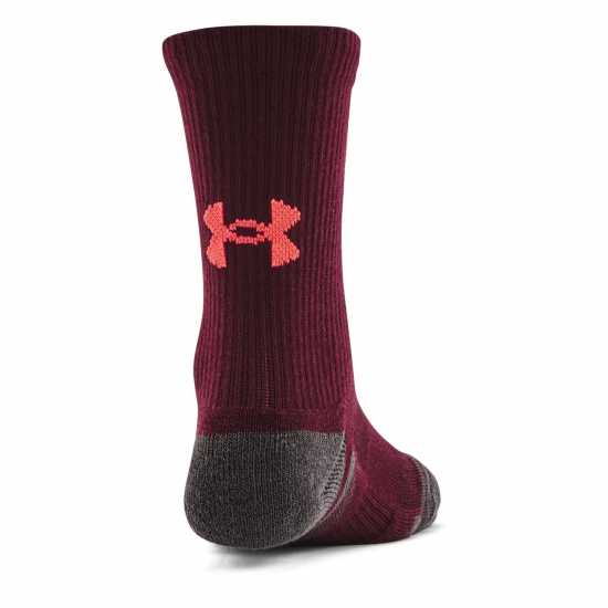 Under Armour 3 Чифта Чорапи Crew 3 Pack Socks Кафяво кафяво Детски чорапи