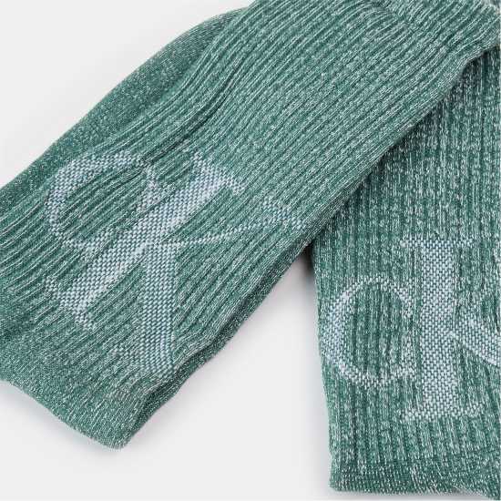 Мъжки чорапи Calvin Klein Calvin Sock Sn99 Тъмно зелено/Бяло Calvin Klein Calvin Sock Sn99 Тъмно зелено/Бяло Мъжки чорапи