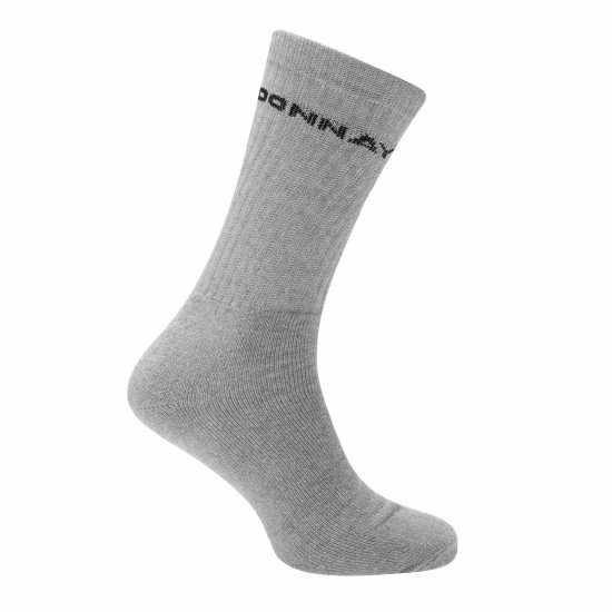 Donnay 10 Pack Crew Socks Plus Size Mens Black Мъжки чорапи