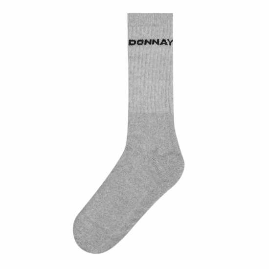 Donnay Crew 10 Pack Sports Socks Mens White Мъжки чорапи