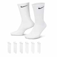 Nike 6Pk Crew Sox Jn00  