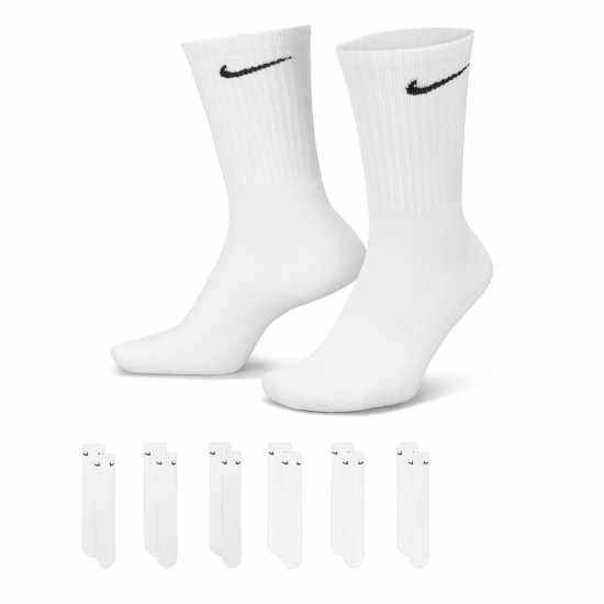 Nike 6Pk Crew Sox Jn00  