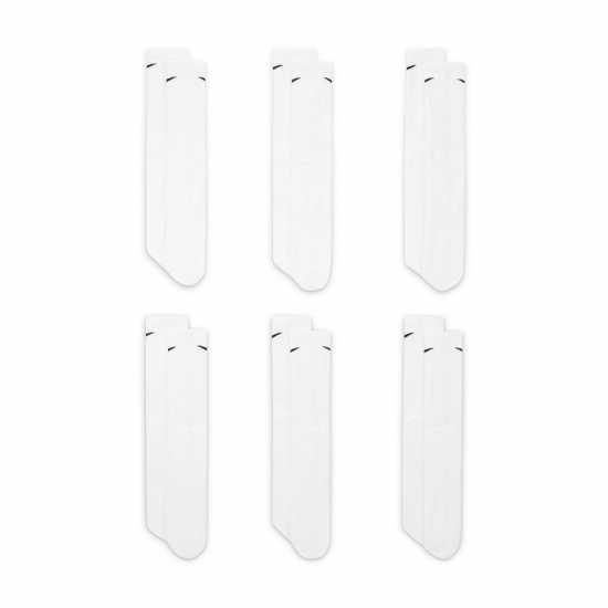 Nike 6Pk Crew Sox Jn00  