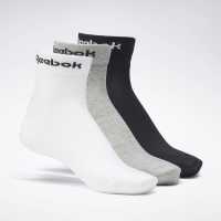 Reebok Ankle Sck 3Pk 99 Grey/Wht/Blk Мъжки чорапи