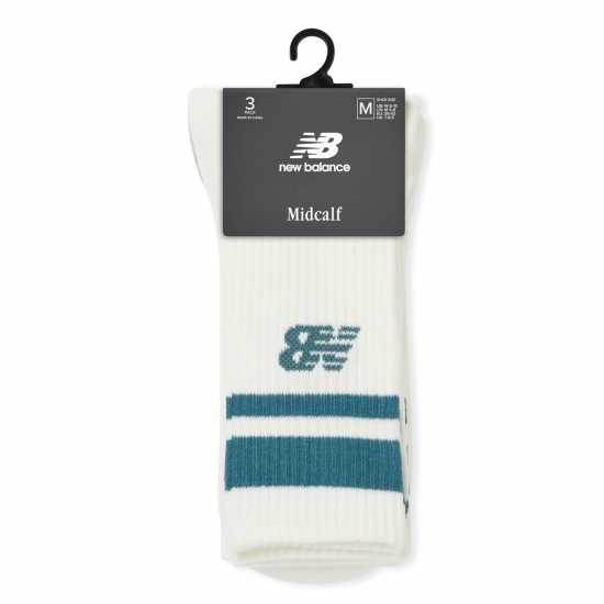 Мъжки Чорапи С Ластик 3Бр. Everyday Stripe Midcalf 3 Pack Crew Socks  