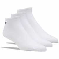 Reebok 3 Чифта Спортни Чорапи 3 Pack Trainer Socks Mens White Мъжки чорапи