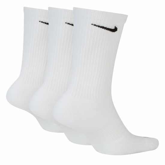 Мъжки чорапи Nike Мъжки Чорапи 3 Pack Crew Socks Mens Бяло/Черно Nike Мъжки Чорапи 3 Pack Crew Socks Mens Бяло/Черно Мъжки чорапи
