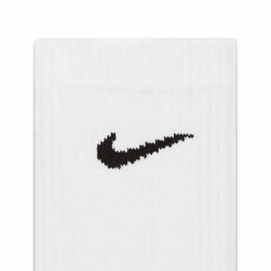 Мъжки чорапи Nike Мъжки Чорапи 3 Pack Crew Socks Mens Бяло/Черно Nike Мъжки Чорапи 3 Pack Crew Socks Mens Бяло/Черно Мъжки чорапи