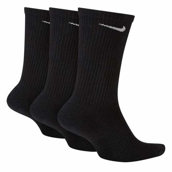 Мъжки чорапи Nike Мъжки Чорапи 3 Pack Crew Socks Mens Черно Nike Мъжки Чорапи 3 Pack Crew Socks Mens Черно Мъжки чорапи