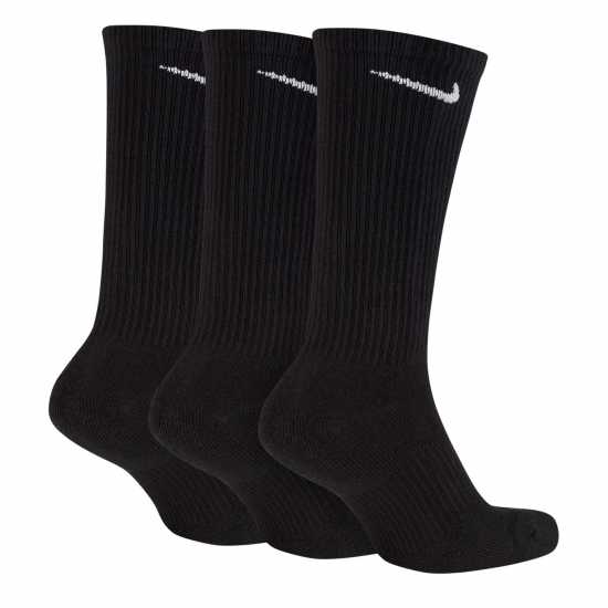 Мъжки чорапи Nike Мъжки Чорапи 3 Pack Crew Socks Mens Черно Nike Мъжки Чорапи 3 Pack Crew Socks Mens Черно Мъжки чорапи